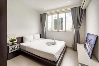 Appartement d'une chambre avec vue sur la ville — Aris Apartment - 343 Phạm Ngũ Lão Bùi Viện City Center